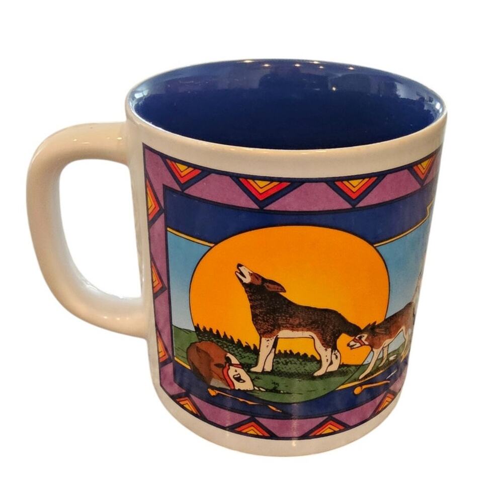 Rod Velarde Allen-Lewis 1992 Apache Tr Original Coffee Mug Native American Art